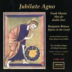 Julbilate Agno - Frank Martin Mass for Double Choir CD