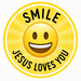 ETC Smile Jesus Loves You Stickers Emoji (Pack of 48) 