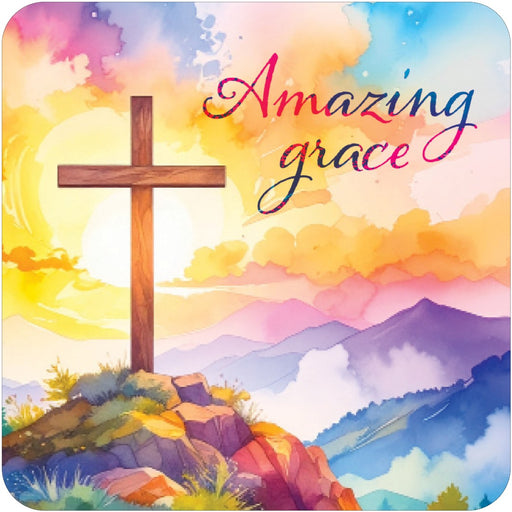 Amazing Grace Cross Coaster
