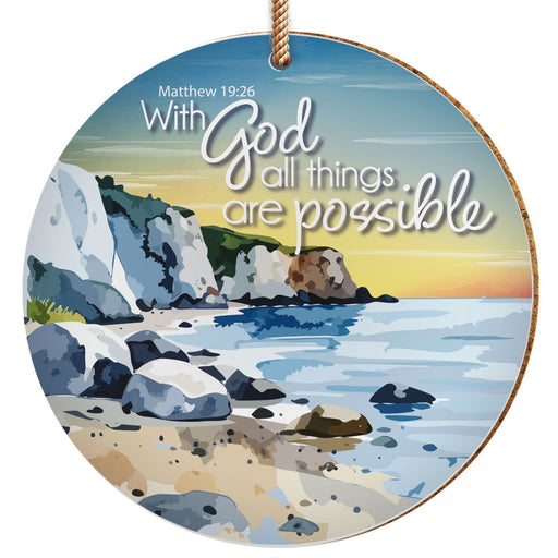 All Things Are Possible Ceramic Hanging Decoration - Matthew