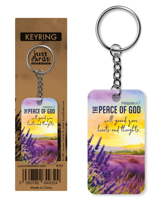 Peace Keyring - Philippians 4:7
