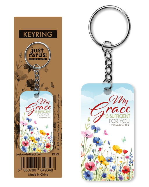 My Grace Keyring - 2 Corinthians 12:9