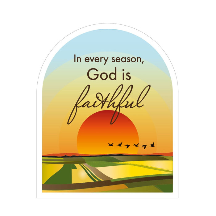 God Is Faithful Sticker