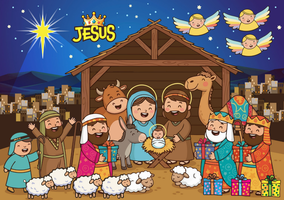 The Nativity Story Advent Sticker Sheet
