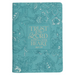 Trust in the Lord Teal Floral Faux Leather Journal w/ Zipper