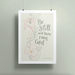 Be Still A5 Print