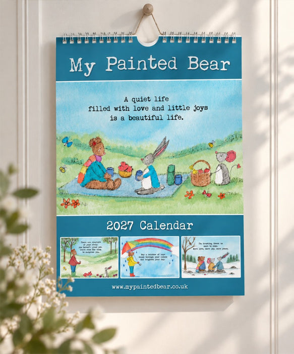 My Painted Bear Annual Wall Calendar 2027