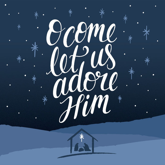 Adore Him - Christmas Card (Pack of 10)