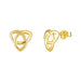 9Ct Gold Trinity Knot Stud Earrings