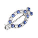 Blue & Clear Swarovski Crystal Fish Brooch