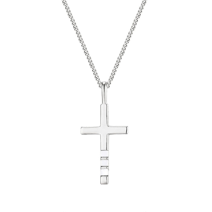 Cross Pendant Inlaid With Mother Of Pearl