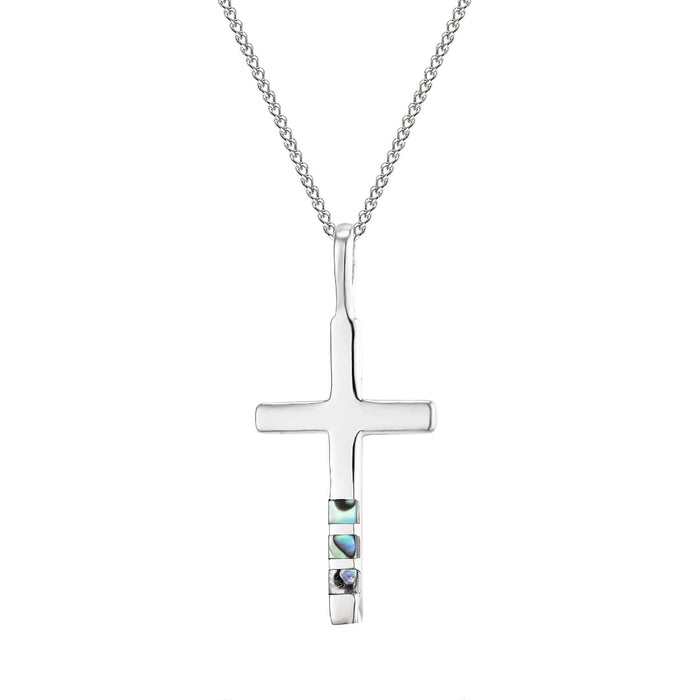 Cross Pendant Inlaid With Pauashell