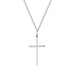 Delicate Plain Cross Pendant