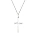 Diamond Cut Cross Pendant