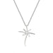 Four Stone Centre Cross Pendant