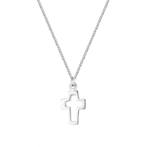 Thick Open Cross Pendant