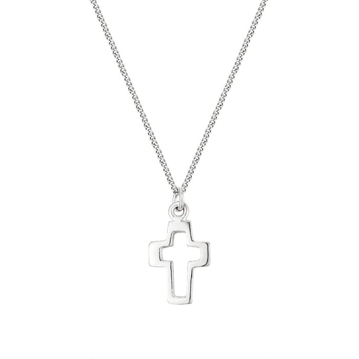 Thick Open Cross Pendant