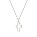Thick Open Cross Pendant