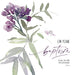 Lilac Baptism Card