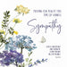 Pale Spring Sympathy Card