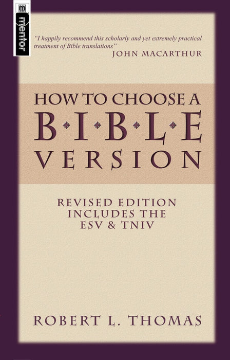 How to Choose a Bible Version