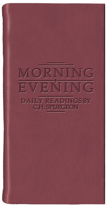 Morning And Evening Burgundy