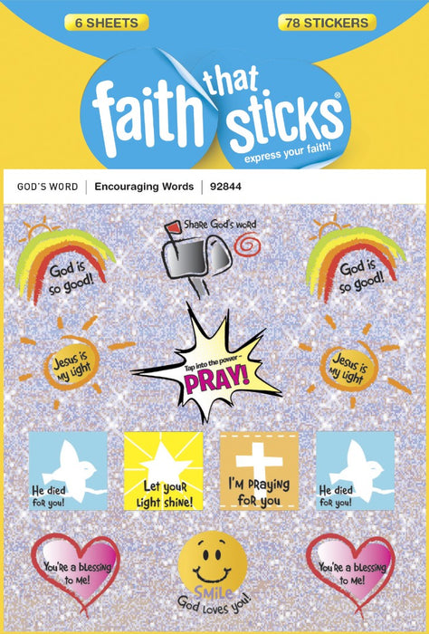 Encouraging Words - Faith That Sticks Stickers