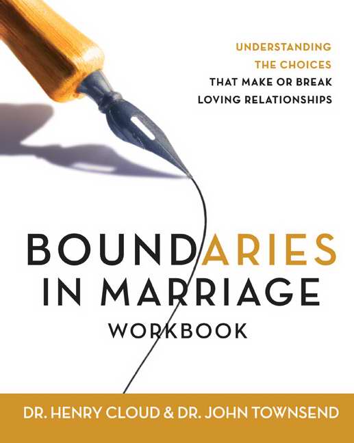 Boundaries In Marriage Workbook