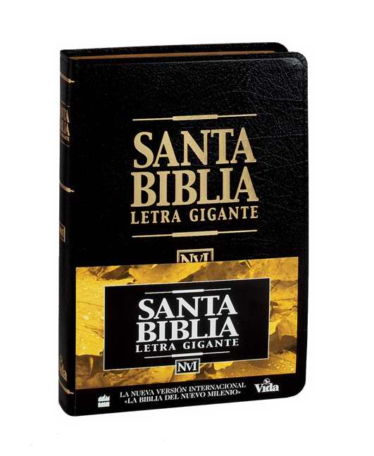 NVI Santa Biblia Letra Gigante Con Indice