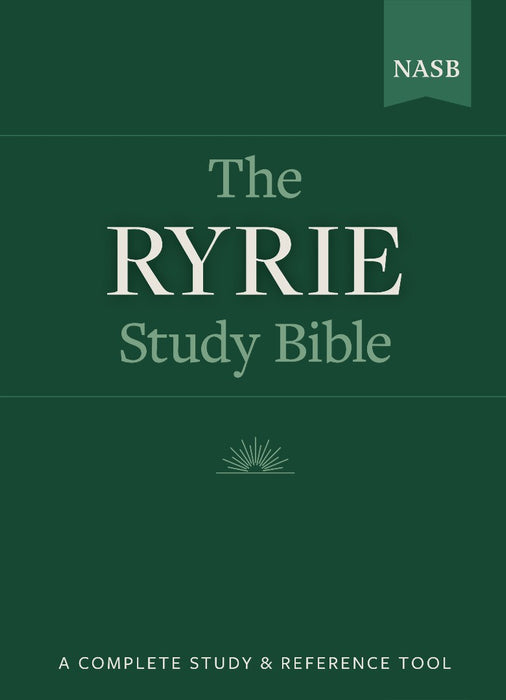 NASB Ryrie Study Bible, Black Genuine Leather, Red Letter