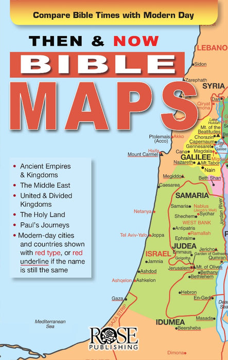 Then and Now Bible Maps (Individual pamphlet)