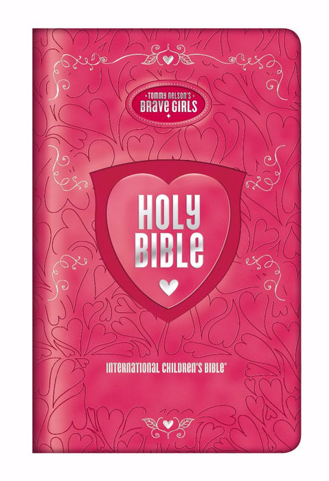 ICB Tommy Nelson's Brave Girls Devotional Bible Pink Leather