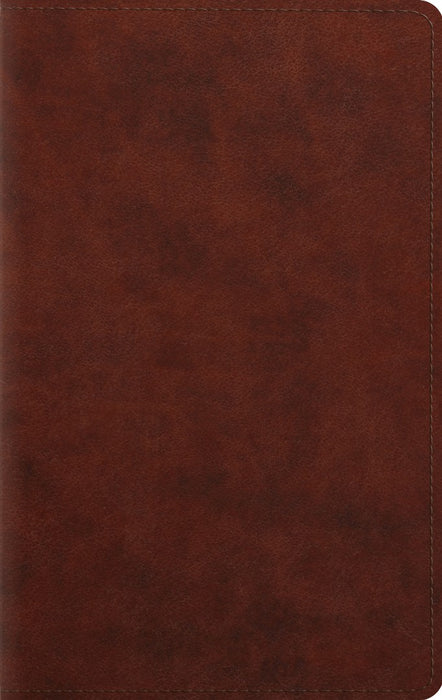 ESV Large Print Personal Size Bible, Trutone, Chestnut