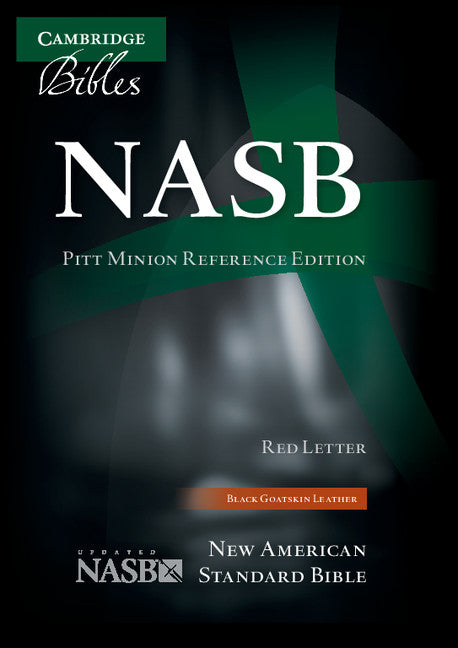NASB Pitt Minion Reference Bible, Black Goatskin Leather