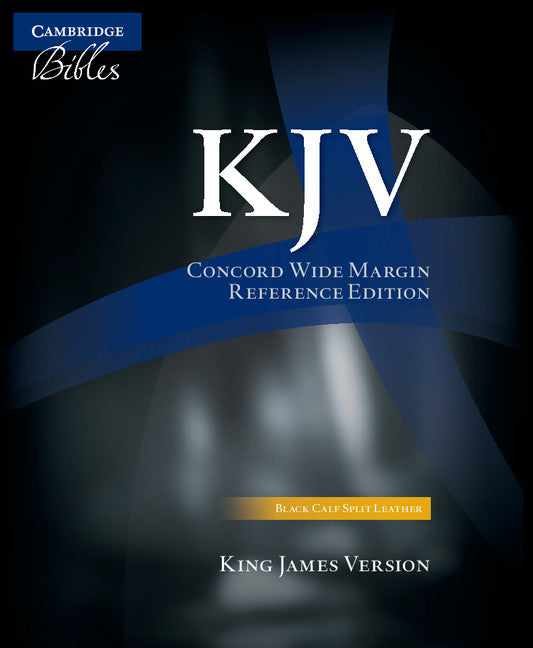 KJV Concord Wide Margin Reference Bible, Black Leather