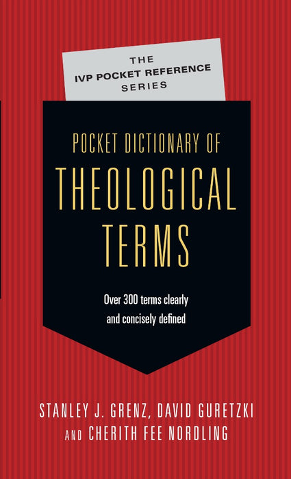 Pocket Dictionary Of Theological Terms