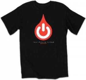 T-Shirt Power Button       SMALL
