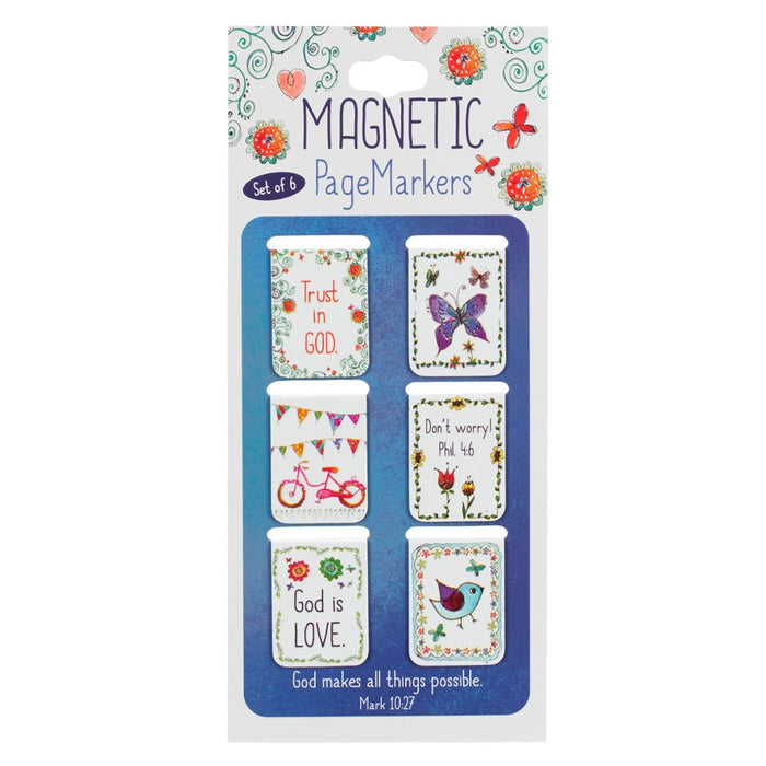 Everyday Blessings Assorted Magnetic Bookmark (pack of 6)