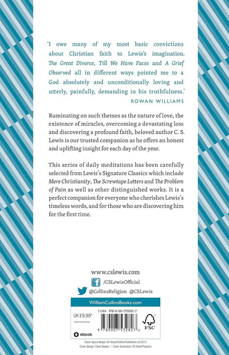 A Year With C S Lewis Paperback Book