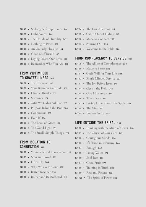 Stop the Spiral Devotional