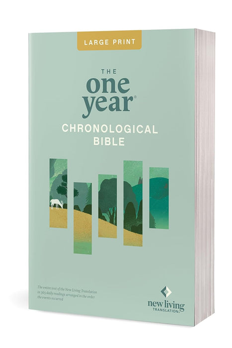 NLT One Year Chronological Bible, Slimline Large Print