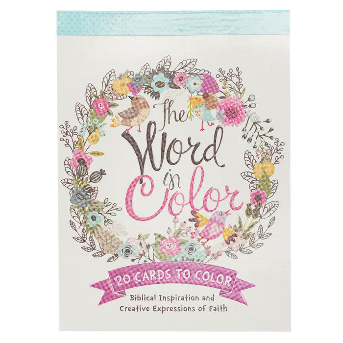 Coloring Card Book: The Word in Color