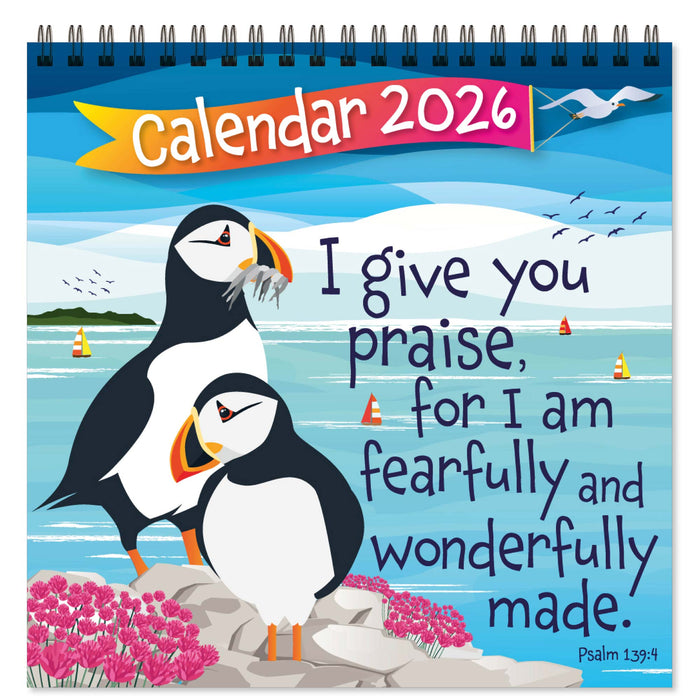 Christian Wall Calendar 2026