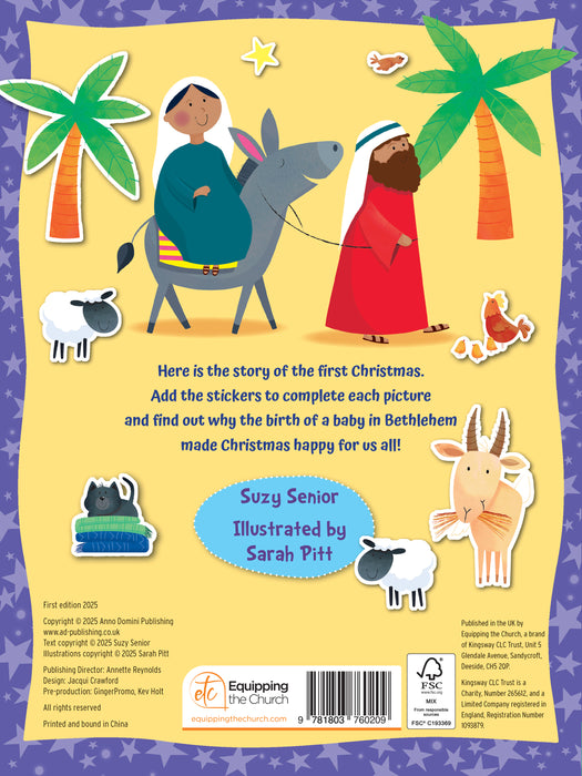 My First Christmas Sticker Book