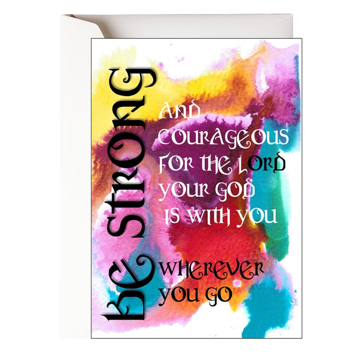 Be Strong And Courageous Card