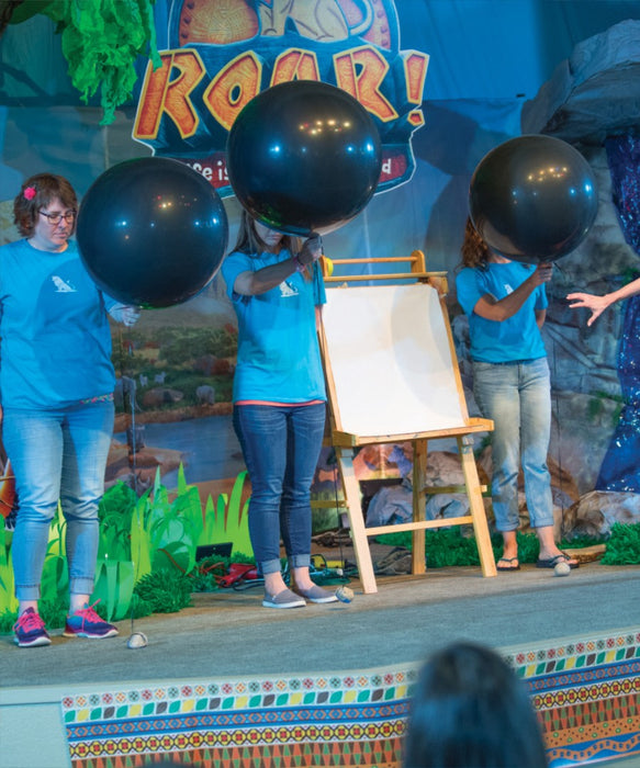 Giant Black Latex Balloons (pack of 2)