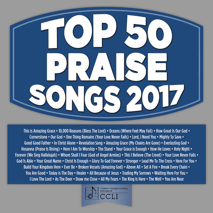 Top 50 Praise Songs 2017 3CD