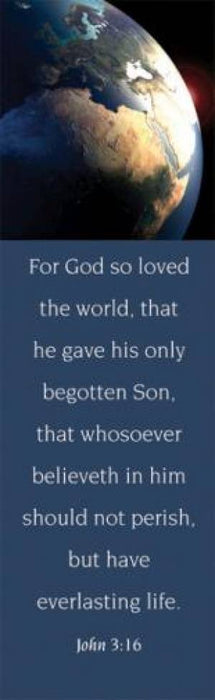 John 3:16 Bookmark (Pack of 25)