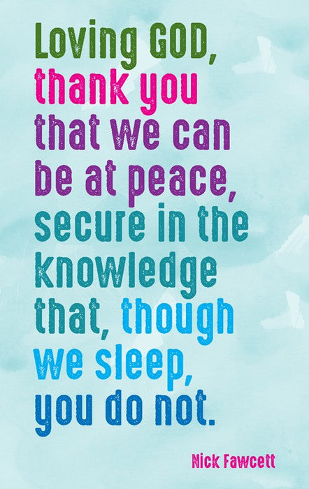 Loving God Prayer Card