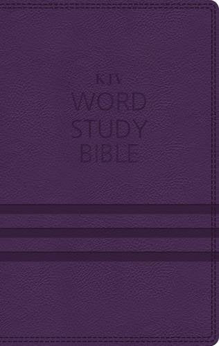 KJV Word Study Bible, Imitation Leather, Purple